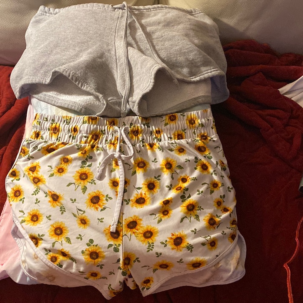 2 pair of comfy shorts